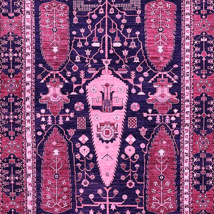 Machine Washable Abstract Pink Modern Rug, wshabs524pnk