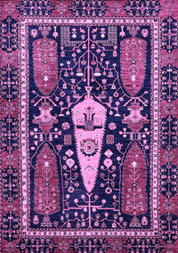 Abstract Purple Modern Rug, abs524pur