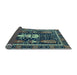 Sideview of Abstract Light Blue Modern Rug, abs524lblu