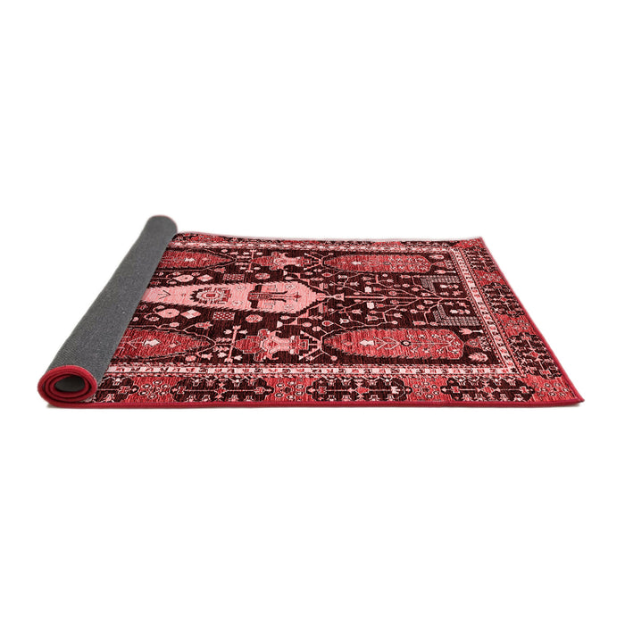 Abstract Red Modern Area Rugs