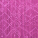 Square Abstract Pink Modern Rug, abs5250pnk