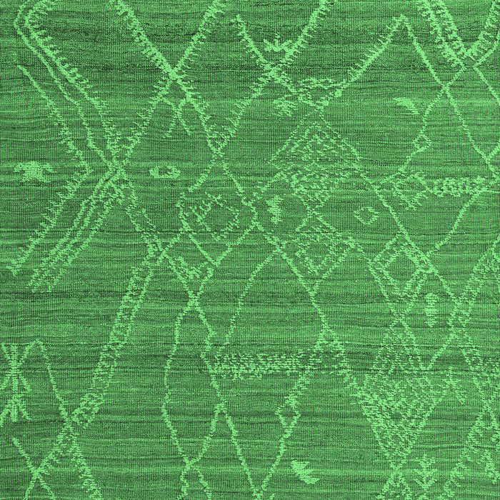 Abstract Emerald Green Modern Rug, abs5250emgrn