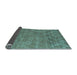 Sideview of Abstract Light Blue Modern Rug, abs5250lblu