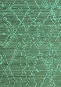 Abstract Turquoise Modern Rug, abs5250turq