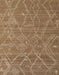 Machine Washable Abstract Saddle Brown Rug, wshabs5250