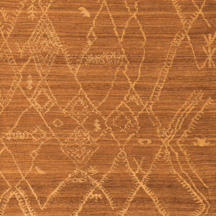 Machine Washable Abstract Orange Modern Area Rugs, wshabs5250org