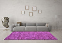 Machine Washable Abstract Purple Modern Rug, wshabs5250pur