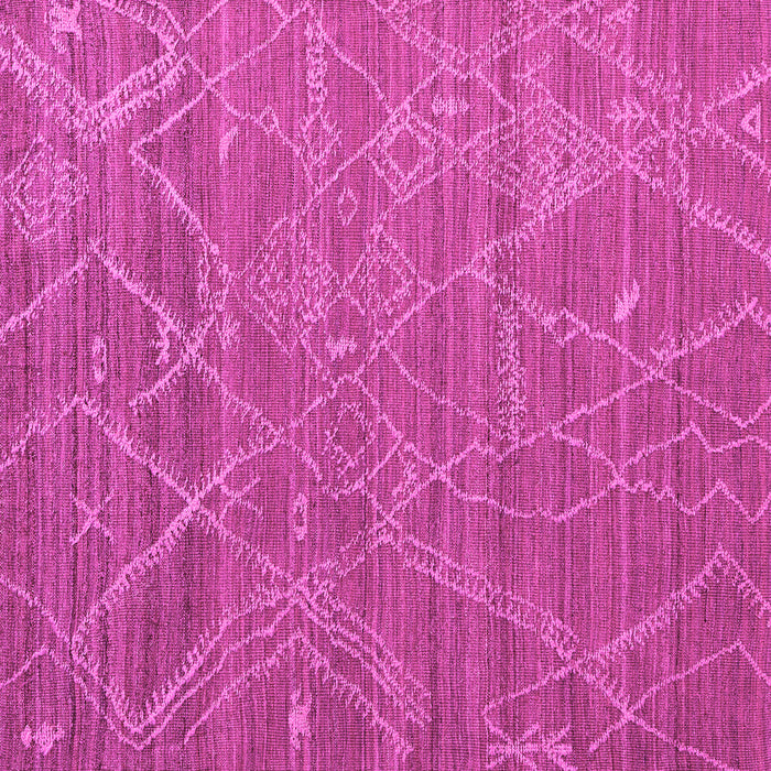 Square Machine Washable Abstract Pink Modern Rug, wshabs5250pnk