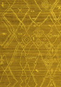 Abstract Yellow Modern Rug, abs5250yw