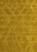 Abstract Yellow Modern Rug, abs5250yw