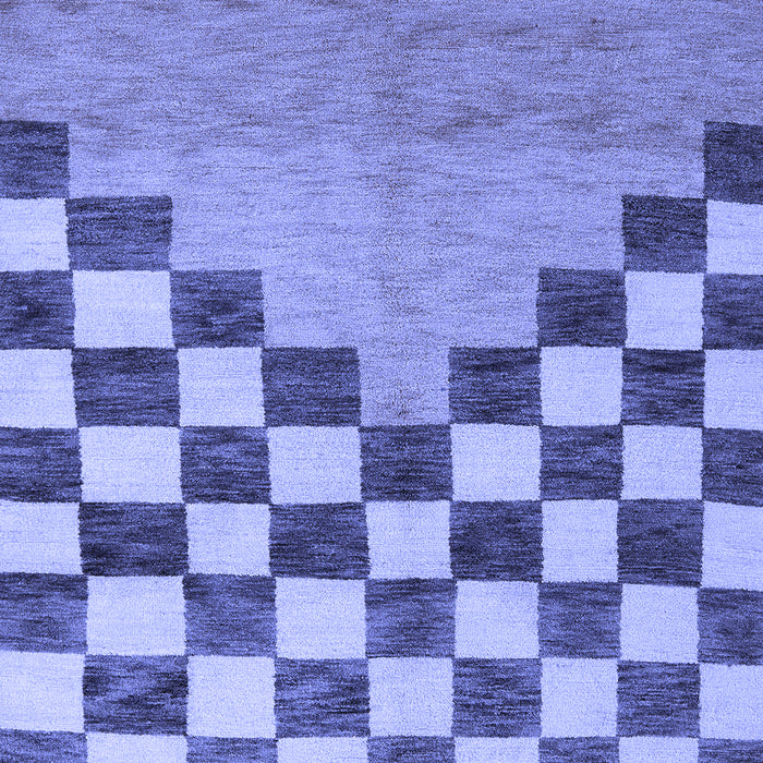 Abstract Blue Modern Rug, abs5251blu