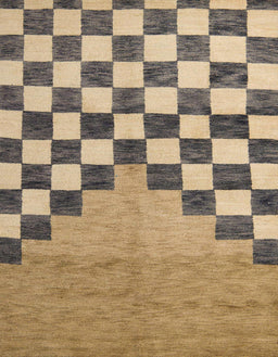 Abstract Sandy Brown Modern Rug, abs5251