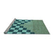 Sideview of Machine Washable Abstract Light Blue Modern Rug, wshabs5251lblu