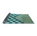 Sideview of Abstract Light Blue Modern Rug, abs5251lblu