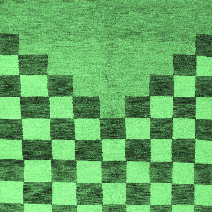 Abstract Emerald Green Modern Rug, abs5251emgrn