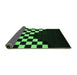 Sideview of Abstract Emerald Green Modern Rug, abs5252emgrn