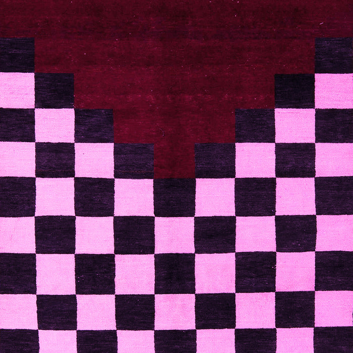 Machine Washable Abstract Pink Modern Rug, wshabs5252pnk