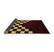 Sideview of Abstract Brown Modern Rug, abs5252brn