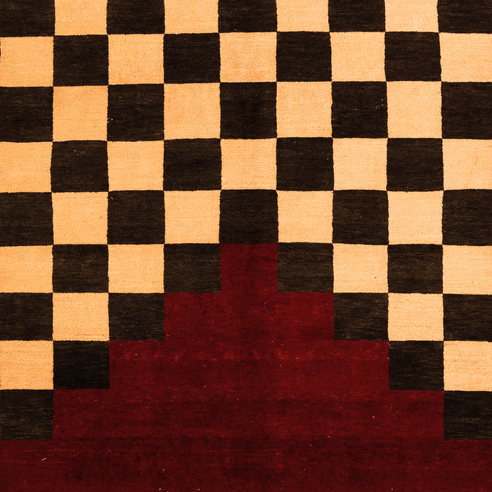 Abstract Orange Modern Rug, abs5252org