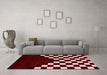 Modern Red Washable Rugs