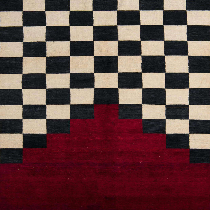 Square Abstract Khaki Green Modern Rug, abs5252