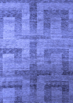 Abstract Blue Modern Rug, abs5253blu