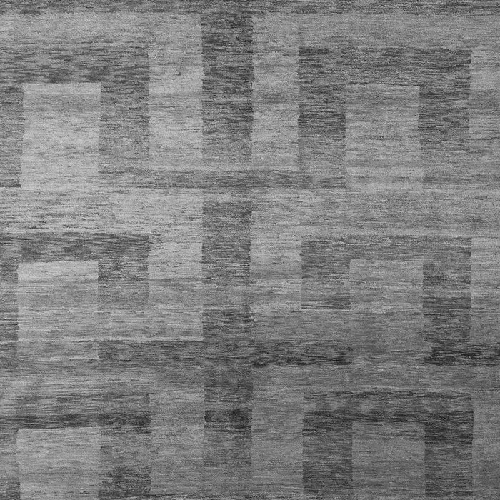 Square Abstract Gray Modern Rug, abs5253gry