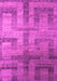 Machine Washable Abstract Pink Modern Rug, wshabs5253pnk