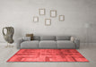 Modern Red Washable Rugs