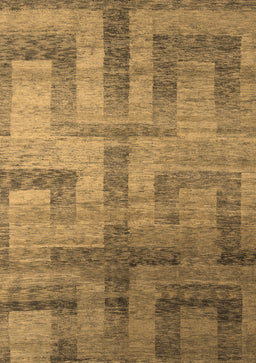 Abstract Brown Modern Rug, abs5253brn