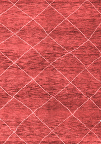 Abstract Red Modern Rug, abs5254red