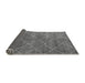 Sideview of Abstract Gray Modern Rug, abs5254gry