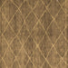 Square Abstract Brown Modern Rug, abs5254brn