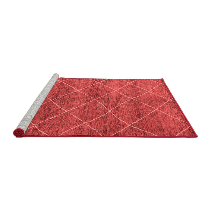 Modern Red Washable Rugs
