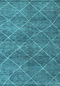 Abstract Light Blue Modern Rug, abs5254lblu