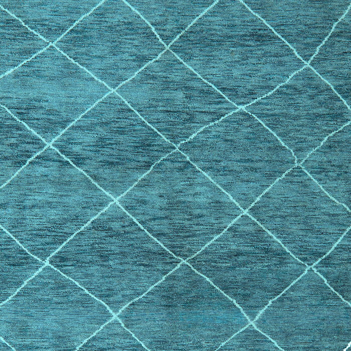 Abstract Light Blue Modern Rug, abs5254lblu