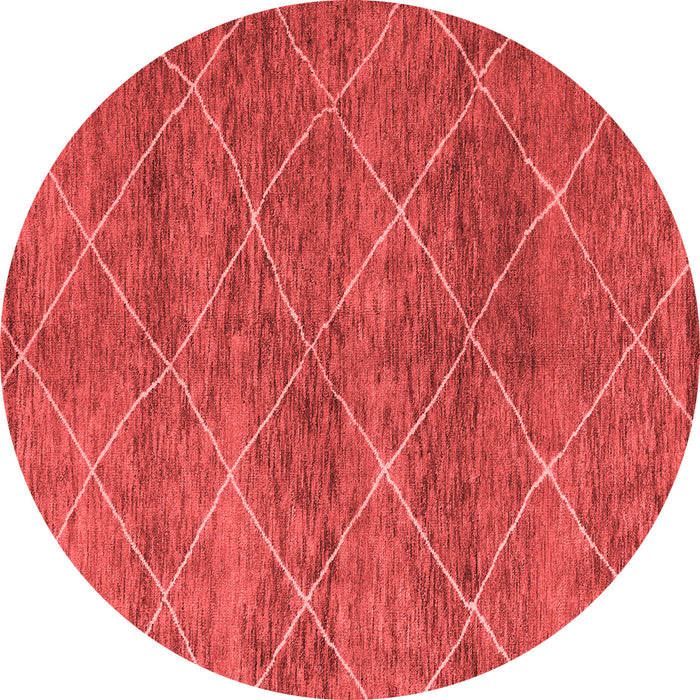 Abstract Red Modern Rug, abs5254red