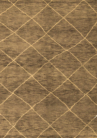 Abstract Brown Modern Rug, abs5254brn