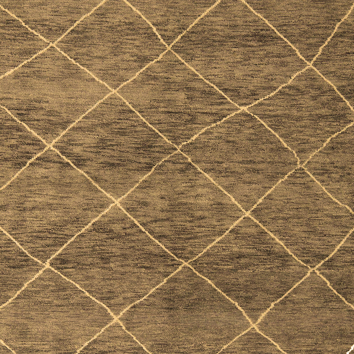 Abstract Brown Modern Rug, abs5254brn