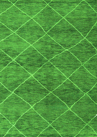 Abstract Green Modern Rug, abs5254grn