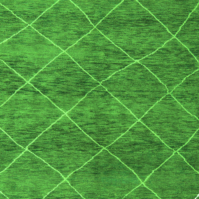 Abstract Green Modern Rug, abs5254grn