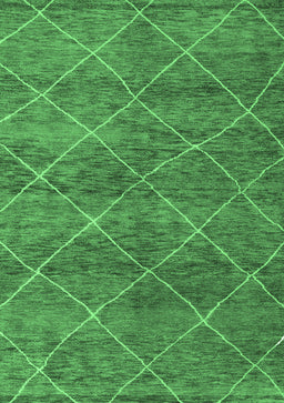 Abstract Emerald Green Modern Rug, abs5254emgrn