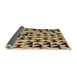 Sideview of Abstract Dark Brown Modern Rug, abs5255