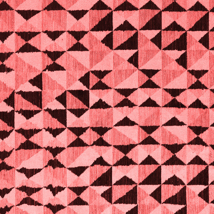 Machine Washable Abstract Red Modern Rug, wshabs5255red