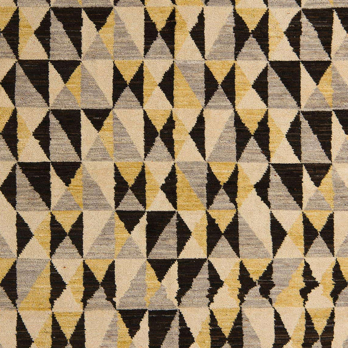 Machine Washable Abstract Dark Brown Rug, wshabs5255