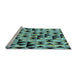 Sideview of Machine Washable Abstract Light Blue Modern Rug, wshabs5255lblu