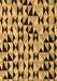 Abstract Brown Modern Rug, abs5255brn