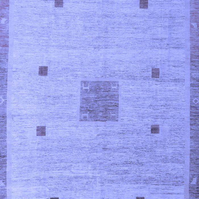 Abstract Blue Modern Rug, abs5256blu