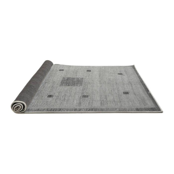 Sideview of Abstract Gray Modern Rug, abs5256gry