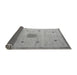 Sideview of Abstract Gray Modern Rug, abs5256gry